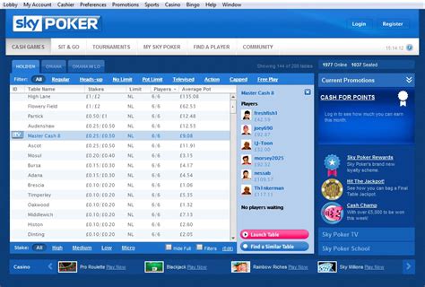 Sky Poker .